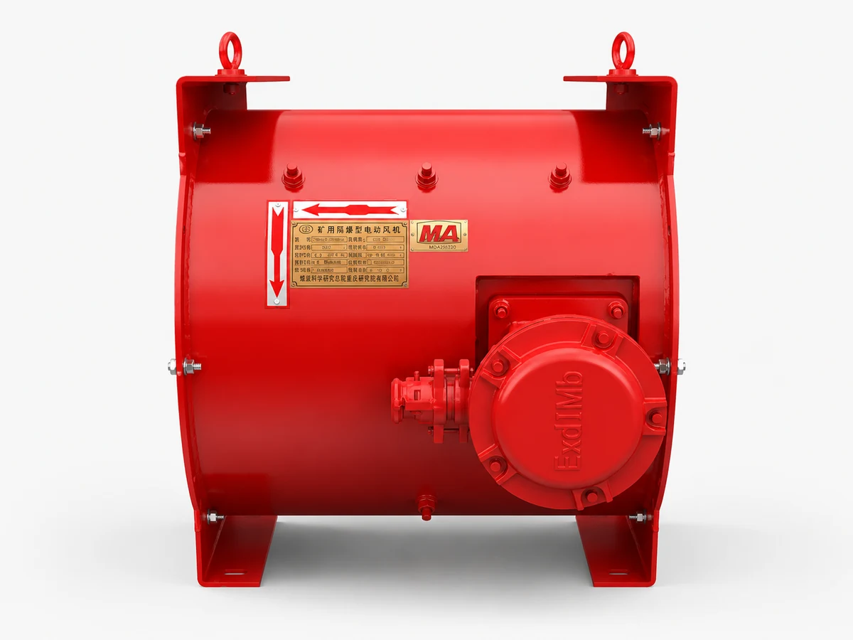FB Mine Explosion-Proof Electric Fan Side View FB mine explosion-proof electric fan side view